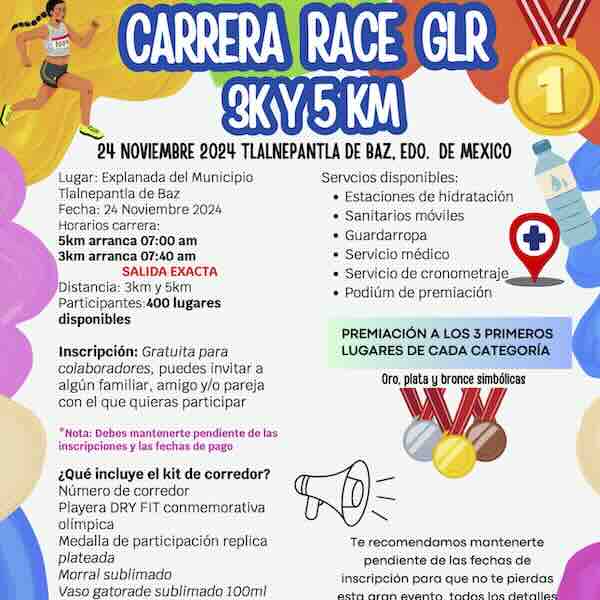 Convocatoria - Carrera Race GLR